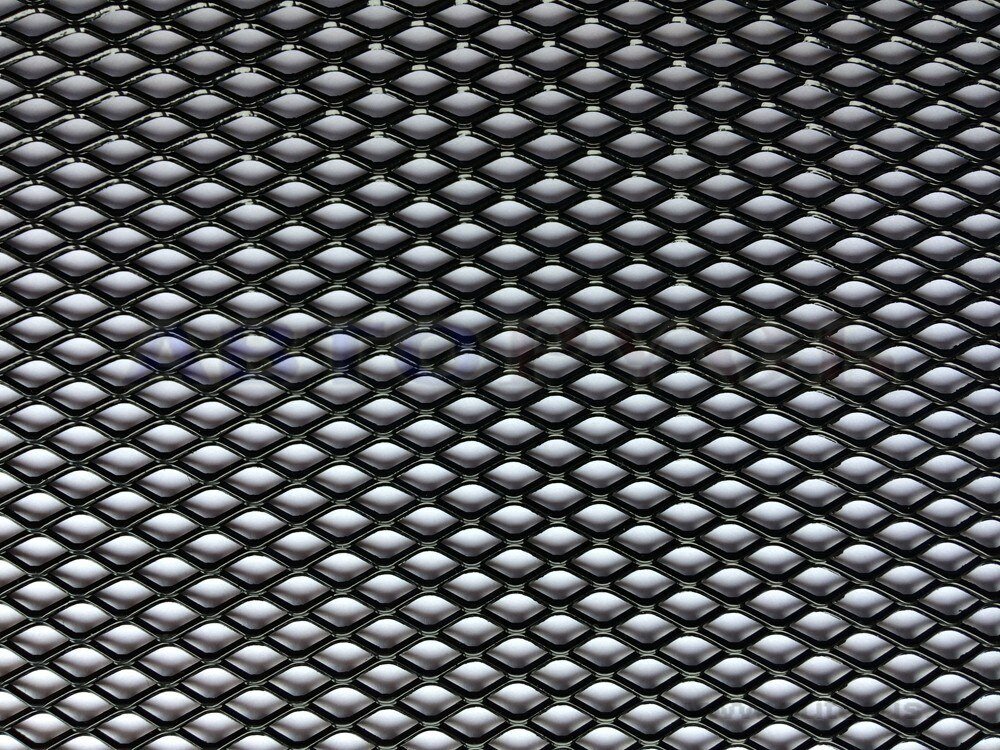 Сетка защитная 1000x250 мм . 10x5,5 мм . соты, алюминий, черная streck r10 alu
