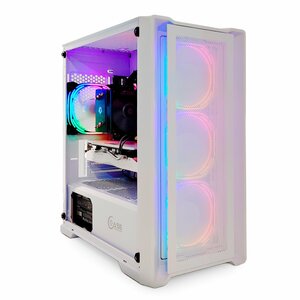 Игровой PC юкомс i5 3470, RX 6500 XT 4GB, HDD 1TB, SSD 120GB, 16GB DDR3, БП 450W, win 10 pro, White game case