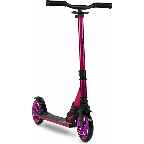 Самокат двухколесный HORH Kaze 180 2024 городской для взрослых алюминиевая дека алюминиевый руль ножной тормоз розовый цвет на рост 155-185 11448₽