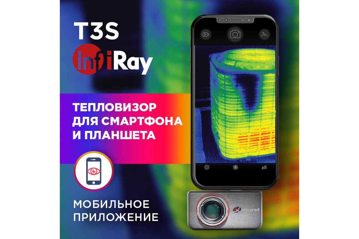 Тепловизор для смартфона INFIRAY kit fb0183 t3s