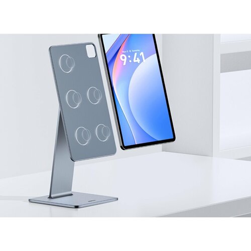 Магнитная подставка для iPad Pro 11, Recci Magnetic Tablet Stand, Серый магнитная подставка держатель для ipad pro 11 10 9 baseus magstable series magnetic tablet stand