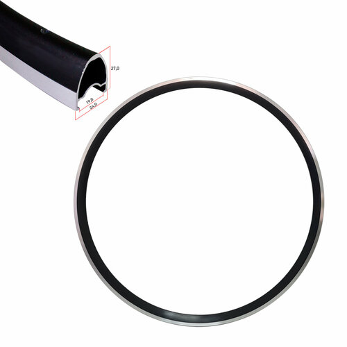 фото Тайваньские производители обод speed-450, 700сх19ммх28н, f/v , чёрный