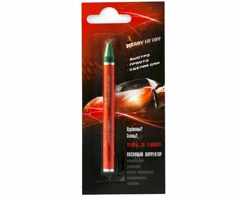 фото Корректор восковой карандаш 6г зеленый