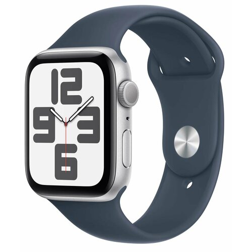 Apple Watch Series SE Gen 2 40 мм Aluminium Case GPS, Silver/Storm Blue Sport Band