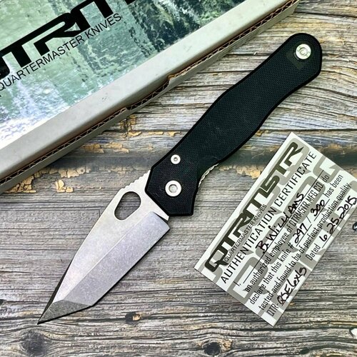 фото Нож складной quartermaster mr. roper xls tanto stonewash blade нет бренда