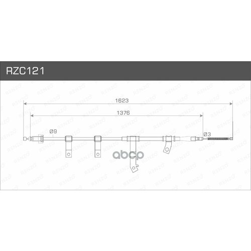 Тросы Стояночного Тормоза, Rzc121, Шт RENZO арт. RZC121