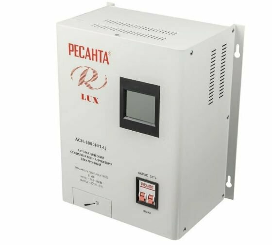 фото Стабилизатор АСН- 8 000 Н/1-Ц Ресанта Lux