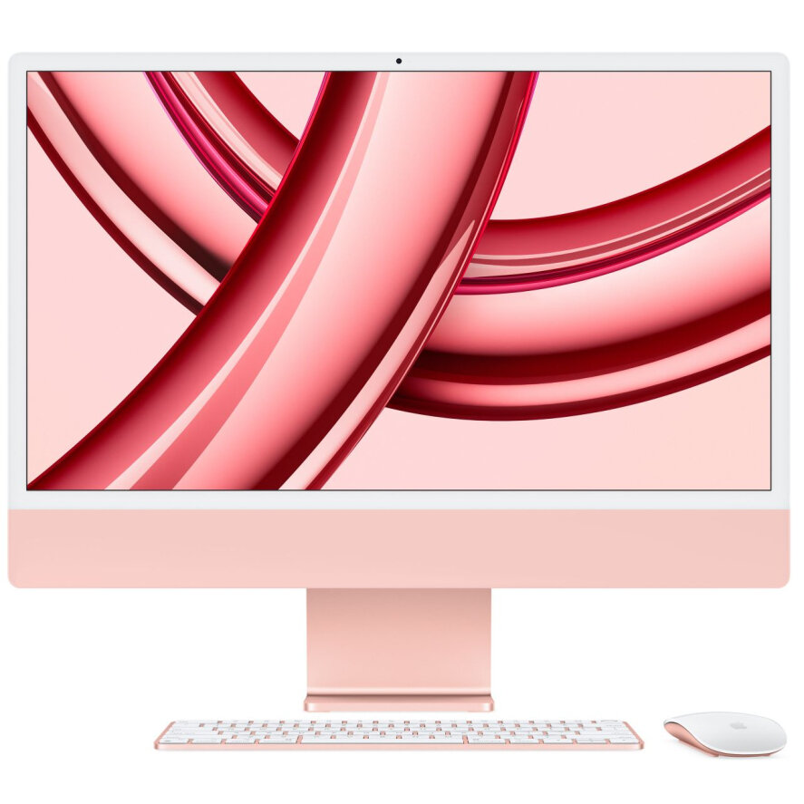 Моноблок Apple iMac 24" M3 (8C CPU, 10C GPU), 256 Гб, розовый