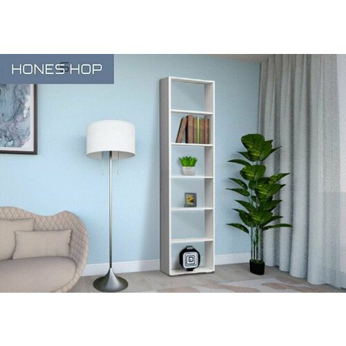 Стеллаж Форос 1 ЛДСП белый 40х22х205 7651₽