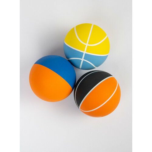 Мячи резиновые indefini, 3 штуки мячики комплект indefini размер m голубой розовый