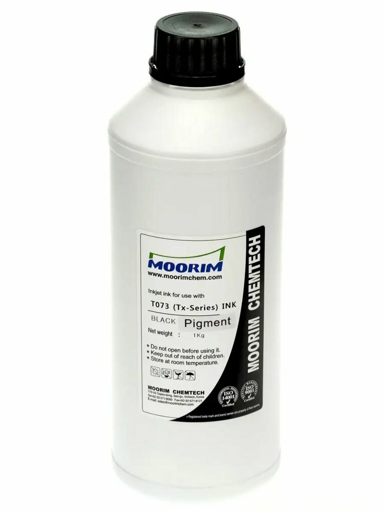 Чернила Moorim для Epson T0731/0921 1KG Black Pigment