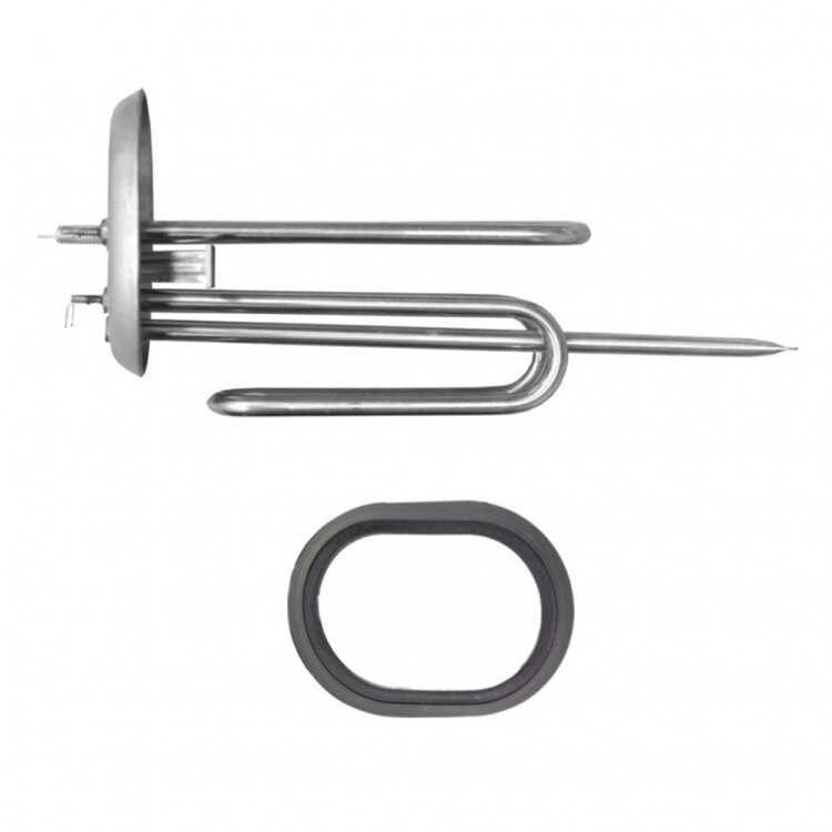 фото Комплект ТЭН 2500W(1000+1500), TW, RASP, D80/110, М5, клеммы под разъем, L265мм, 220V + прокладка, 150909K1