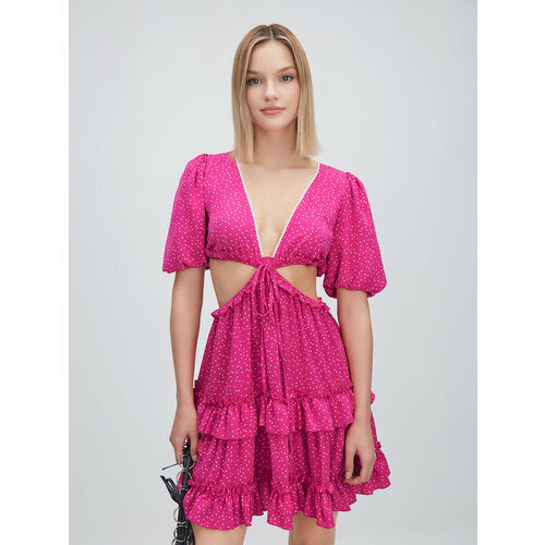 Платье TOPTOP, размер S, розовый кардиган toptop размер s розовый