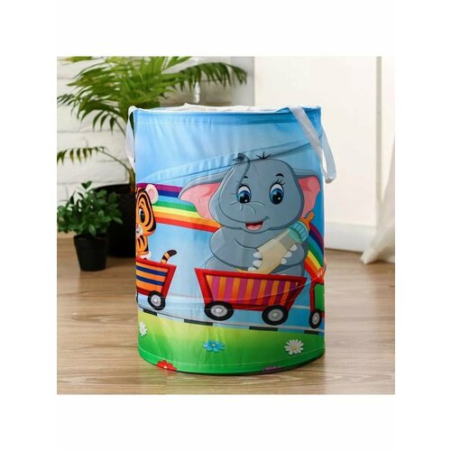 Корзинка для игрушек Паровозик счастья 35х35х45 см 953₽