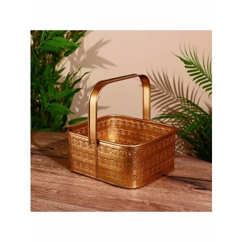 Кашпо металл 21х22х23 см 1423₽