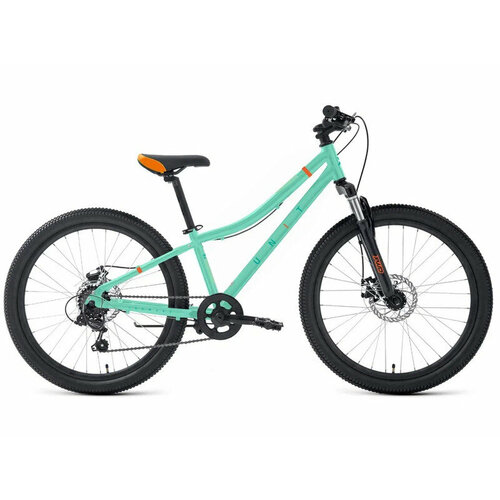 Подростковый велосипед Forward Unit 24 20 D год 2024 цвет Зеленый-Оранжевый ростовка 12 28405₽
