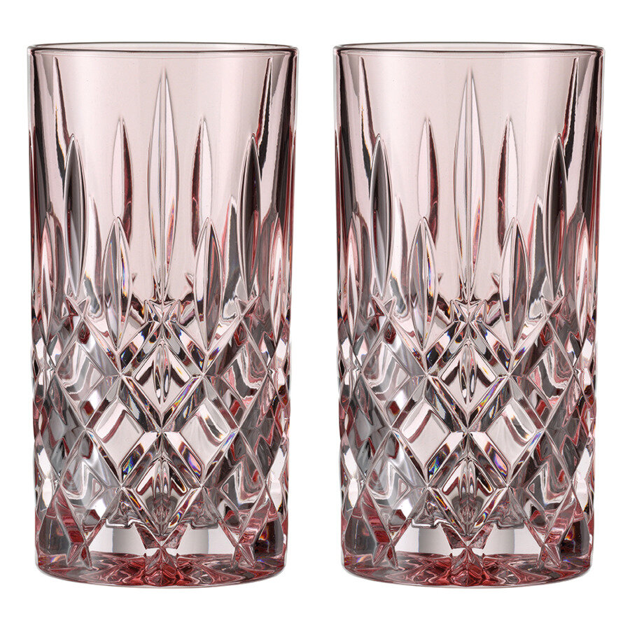 Набор стаканов высоких Nachtmann Noblesse Colors 2шт, розовый - фото №10