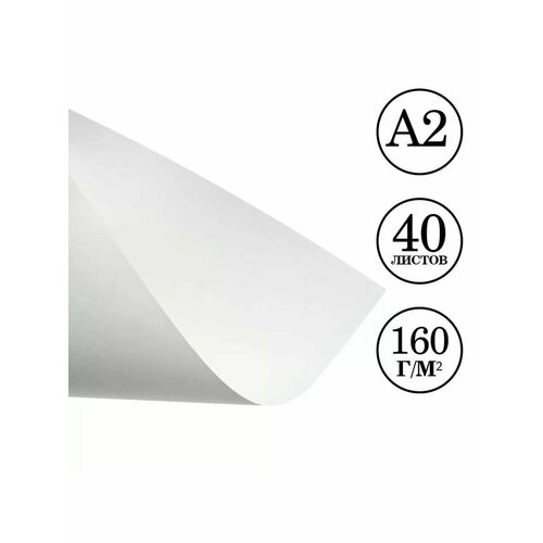 Бумага для рисования А2 40 листов 992₽