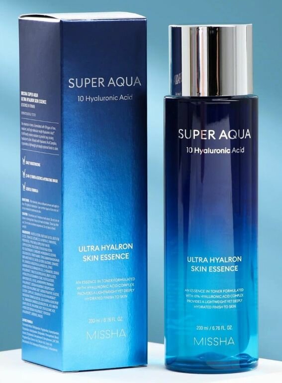 MISSHA Тонер-эссенция для лица Super Aqua Ultra Hyalron Skin Essence, 200 мл