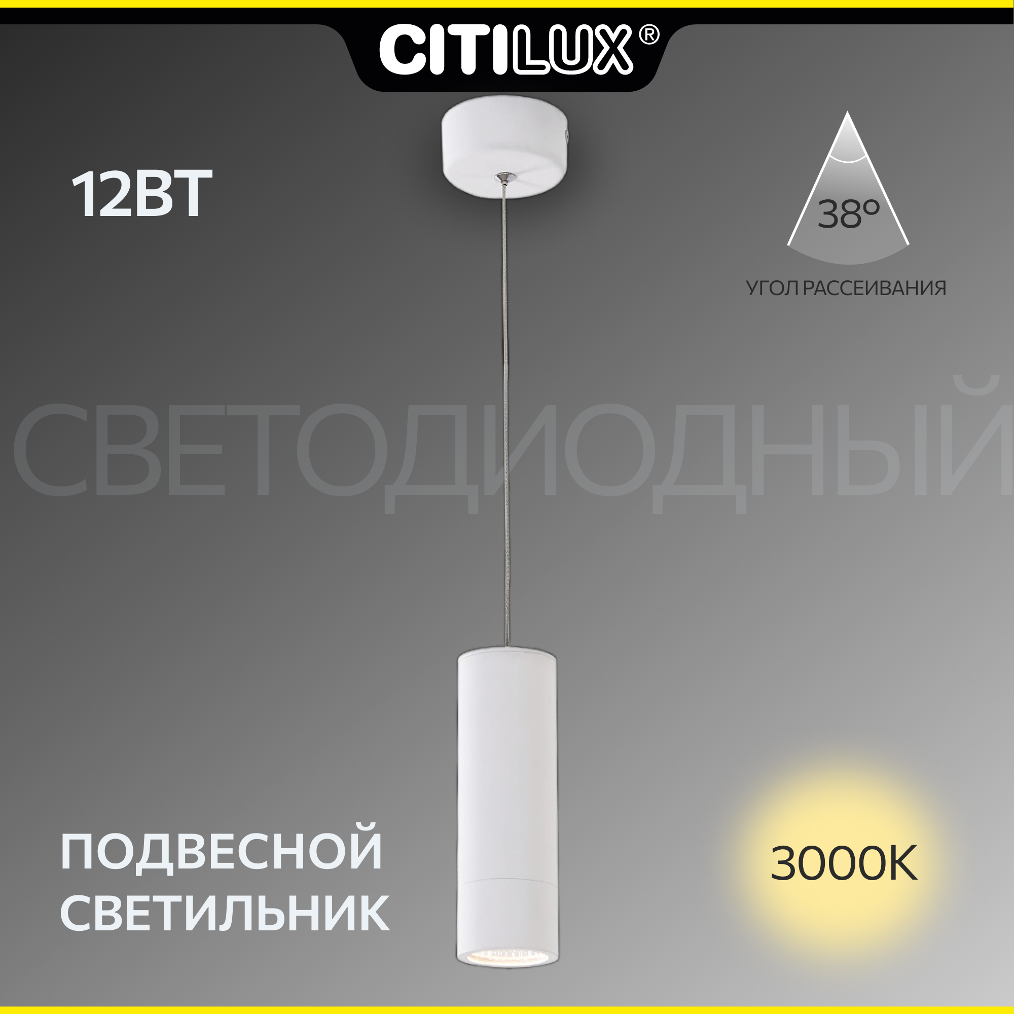 Светильник светодиодный Citilux Стамп CL558120