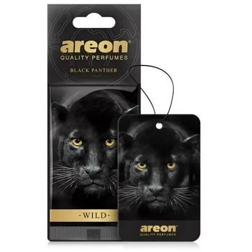 фото Ароматизатор на зеркало areon wild black panther