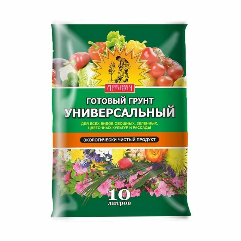фото Грунт "Универсальный", Родная земля, 10 л