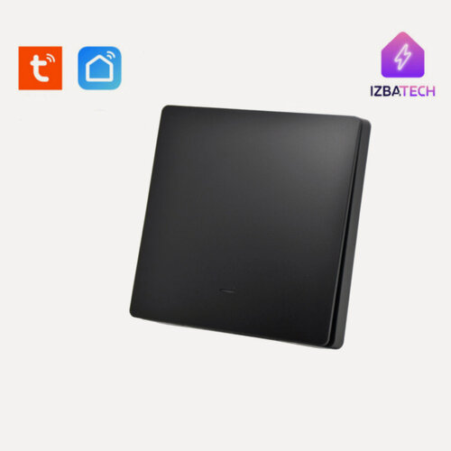 Изображение товара Умный выключатель с WIFI, работает С нулем, умный дом, импульсный одноклавишный, черный