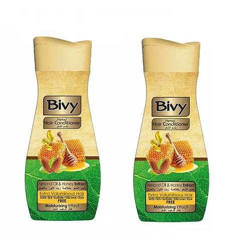 Кондиционер для волос Bivy Миндаль и Мёд, 600мл 2 шт