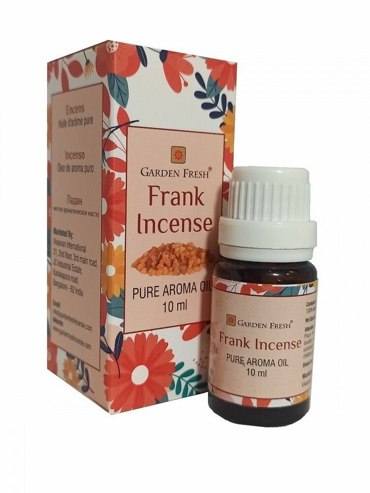 Ароматическое масло Ладан Гарден Фреш 10 мл. Frakincense aroma oil Garden Fresh