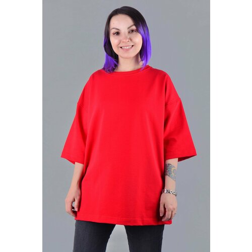 фото Футболка магазин толстовок, размер xs-44-unisex-(женский), красный
