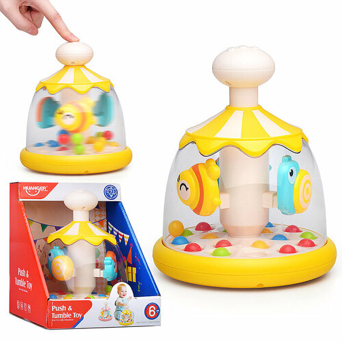 Развивающая игрушка юла Веселая карусель в коробке 1384₽