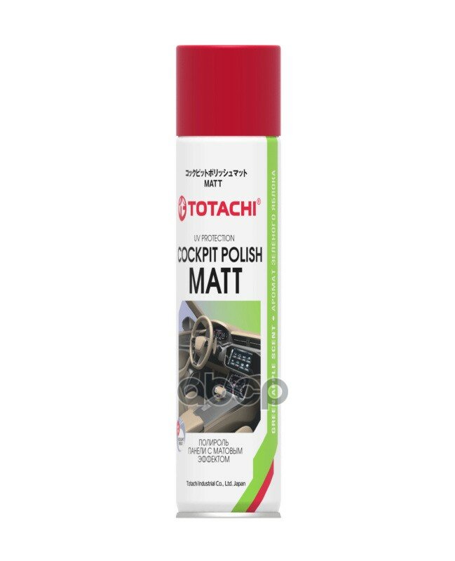 Totachi Cockpit Polish Matt 400Мл Green Apple TOTACHI арт. 9E240