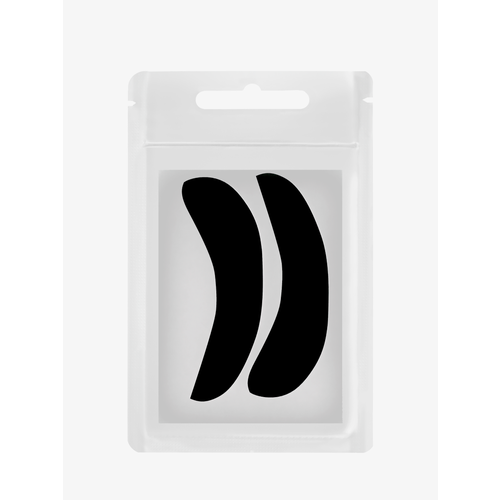 Патчи силиконовые многоразовые для ресниц черные IC FACTORY, 1 пара