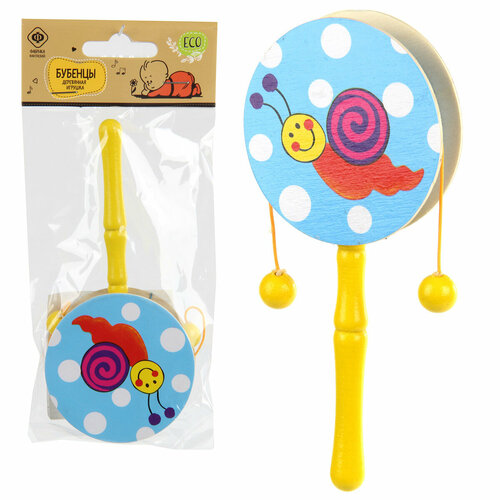 Деревянный музыкальный инструмент игрушка Бубенцы Улитка Фабрика Фантазий 246₽