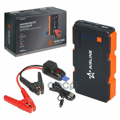 Аккумулятор Пусковой 7200Мач 266Втч 400А 148V Умные Провода Пуск Двс 24D AIRLINE арт AEAB005 9930₽