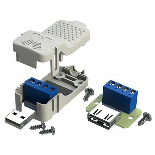 Разборный USB-удлинитель Unibox UTP-кабель 10 метров 970₽