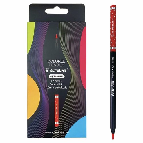 Карандаши цветные ACMELIAE Blackwood Artmate 12 цветов в картонном футляре 1326₽