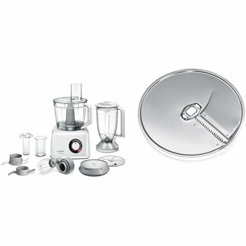 Компактный кухонный комбайн Bosch MultiTalent 8 MC812W501 и диск для азиатских овощей Bosch MUZ45AG1 3990300₽
