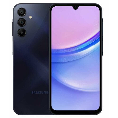 Смартфон Samsung Galaxy A15 4128Gb Brave BlackТемно-синий 18048₽