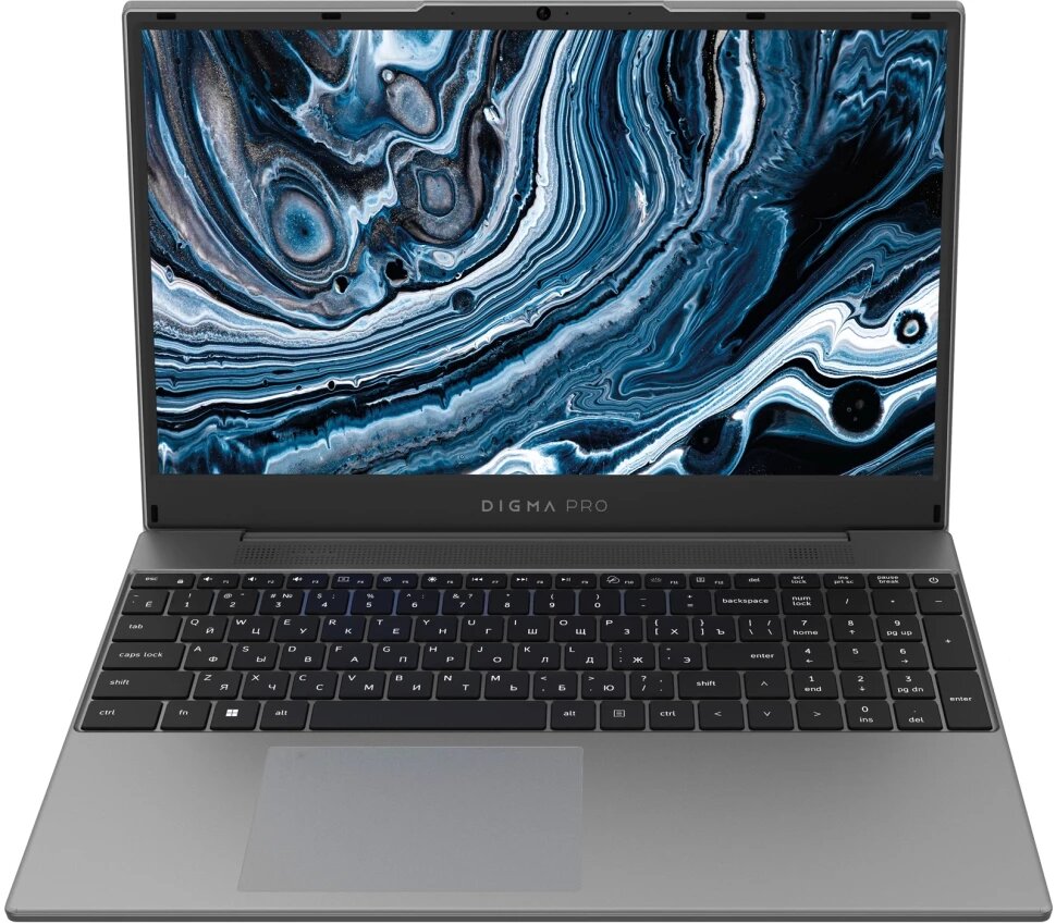 Digma Pro Breve Ryzen 5 5600U 16Gb SSD512Gb AMD Radeon 15.6" IPS FHD (1920x1080) Windows 11 Professional dk.grey WiFi BT Cam 4500mAh (DN15R5-ADXW04)
