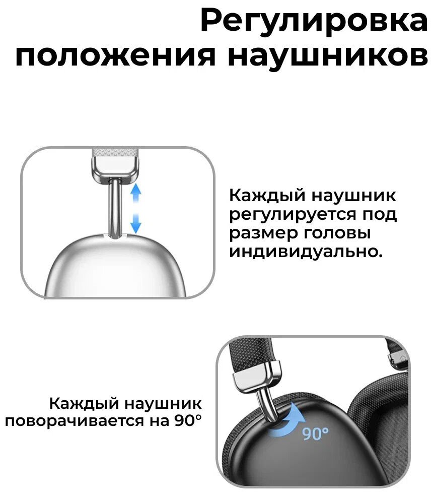 Наушники bluetooth HOCO W35, black — фото 1