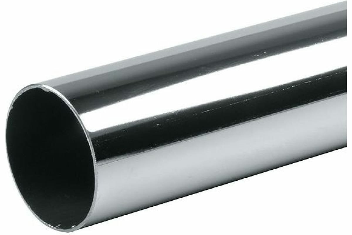 фото Труба Невский Крепеж 1 м d 25 круглая хром 1+\-0,1 мм К 812803