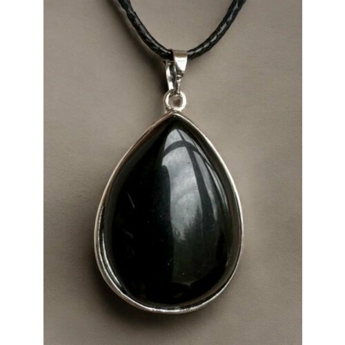 Колье ФАБРИКА украшений, агат, черный