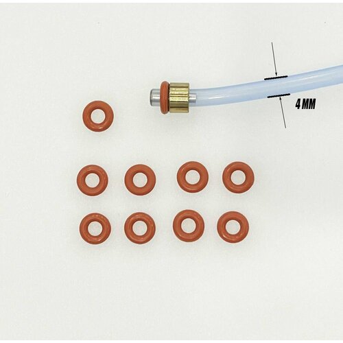 Уплотнители на тефлоновую трубку для кофемашин Nivona Jura Bosch Melitta 10 штук 570₽