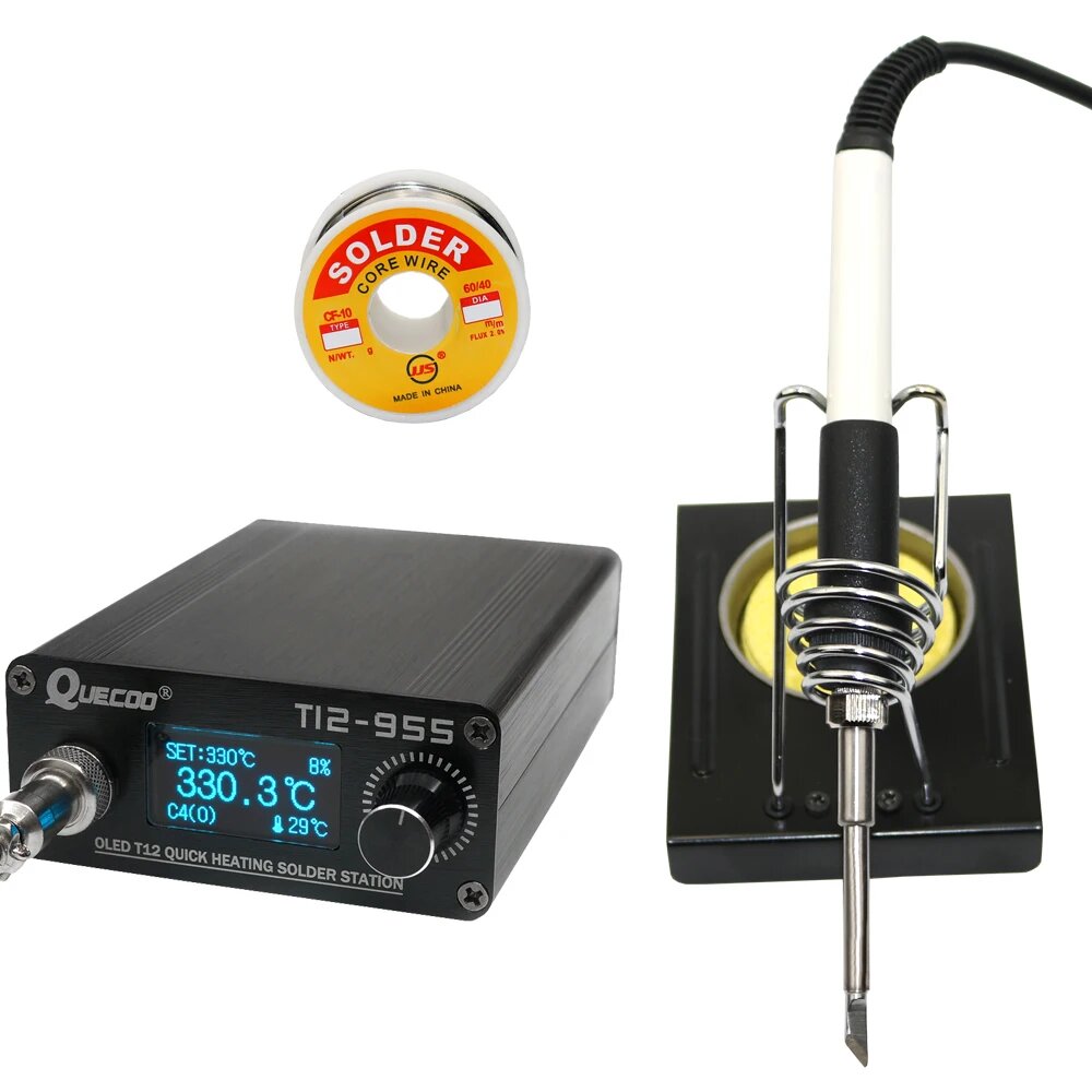 Картинки Электронный паяльник, Цифровой паяльник с ручкой T12 5Pin 907, SET1, EU Plug