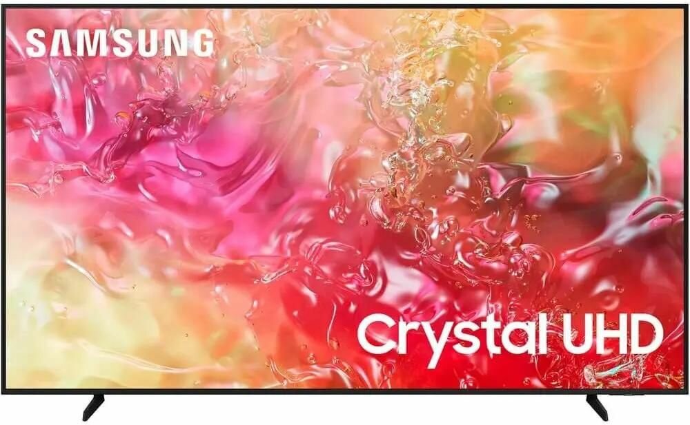 43" Телевизор Samsung UE43DU7100UXRU, Crystal UHD, 4K Ultra HD, черный, смарт ТВ, Tizen OS