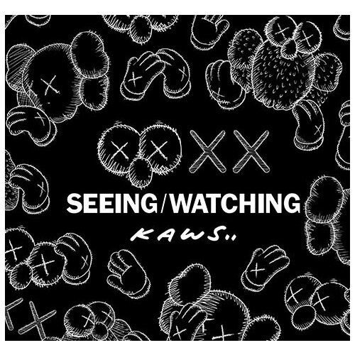 Ковер безворсовый KAWS/кавс 80x120см. Коврик универсальный противоскользящий