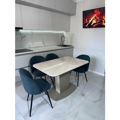 Кухонный стол и стулья комплект Обеденная группа