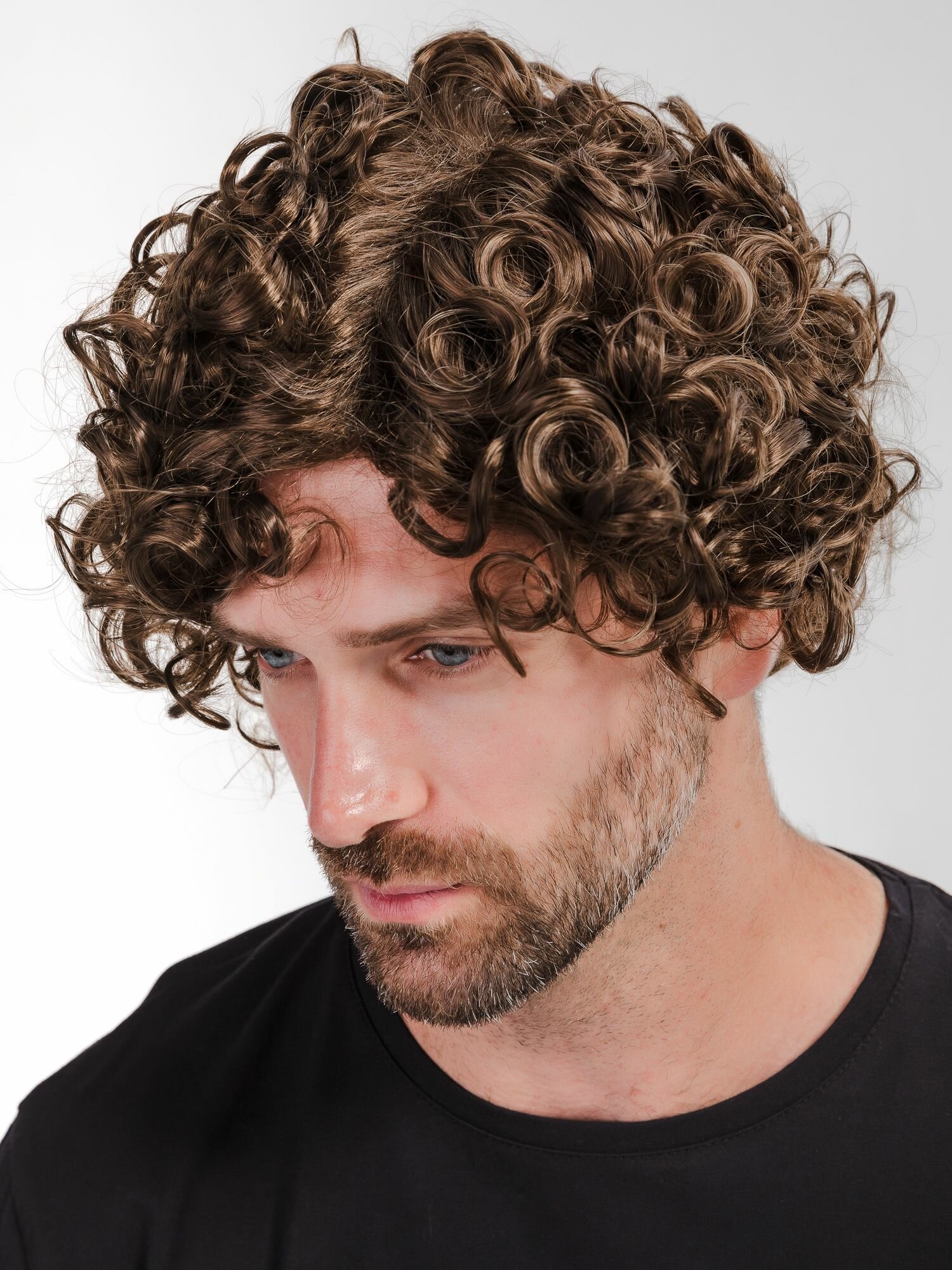 Парик мужской кудрявый короткий — фото 1