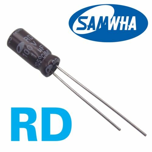 1мкФ 100В / RD / 5x11 / 105 С / конденсатор электролитический (50шт)